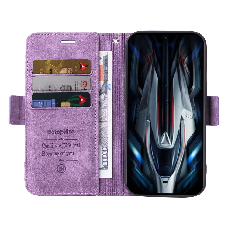 For Xiaomi Redmi K50 Gaming BETOPNICE Dual-side Buckle Leather Phone Case