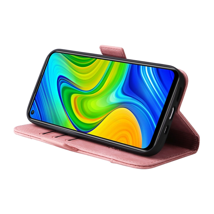 For Xiaomi Redmi Note 9 4G BETOPNICE Dual-side Buckle Leather Phone Case