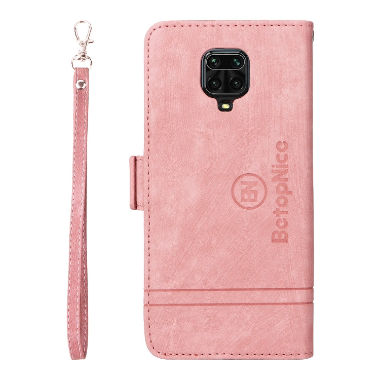 For Xiaomi Redmi Note 9 Pro 4G BETOPNICE Dual-side Buckle Leather Phone Case