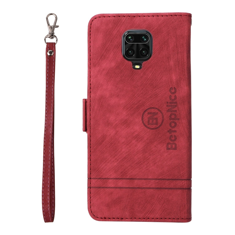 For Xiaomi Redmi Note 9 Pro 4G BETOPNICE Dual-side Buckle Leather Phone Case