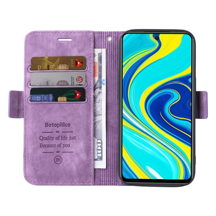 For Xiaomi Redmi Note 9 Pro 4G BETOPNICE Dual-side Buckle Leather Phone Case