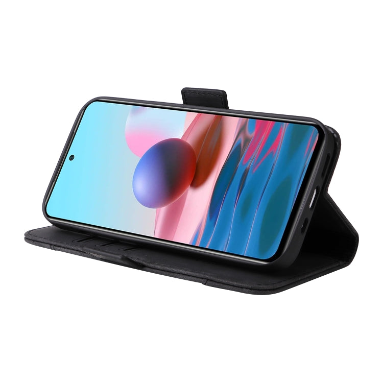 For Xiaomi Redmi Note 10 4G Indian BETOPNICE Dual-side Buckle Leather Phone Case