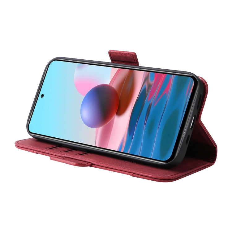 For Xiaomi Redmi Note 10 4G Indian BETOPNICE Dual-side Buckle Leather Phone Case