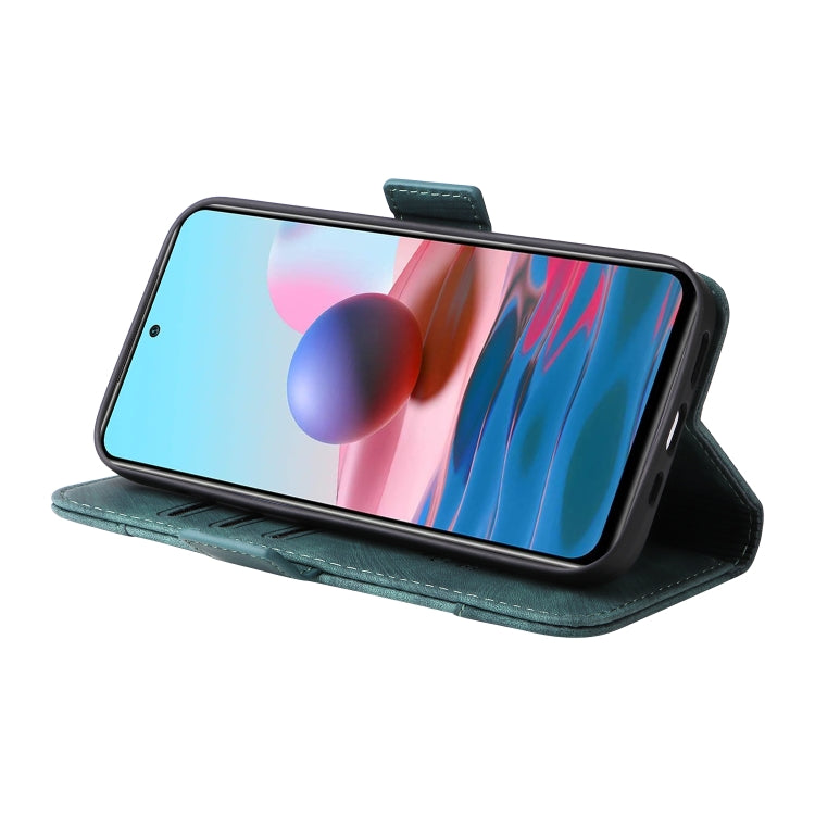 For Xiaomi Redmi Note 10 4G Indian BETOPNICE Dual-side Buckle Leather Phone Case