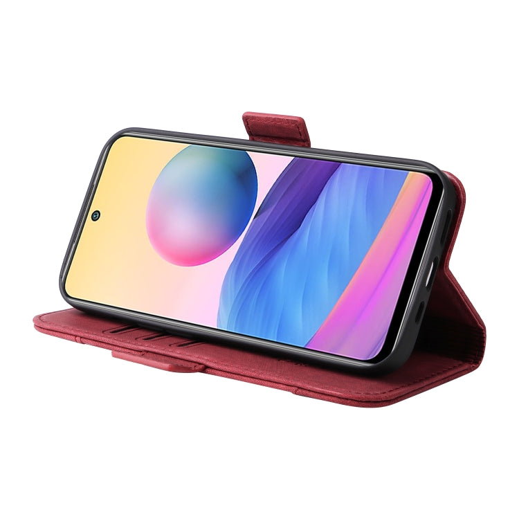 For Xiaomi Redmi Note 10 5G BETOPNICE Dual-side Buckle Leather Phone Case