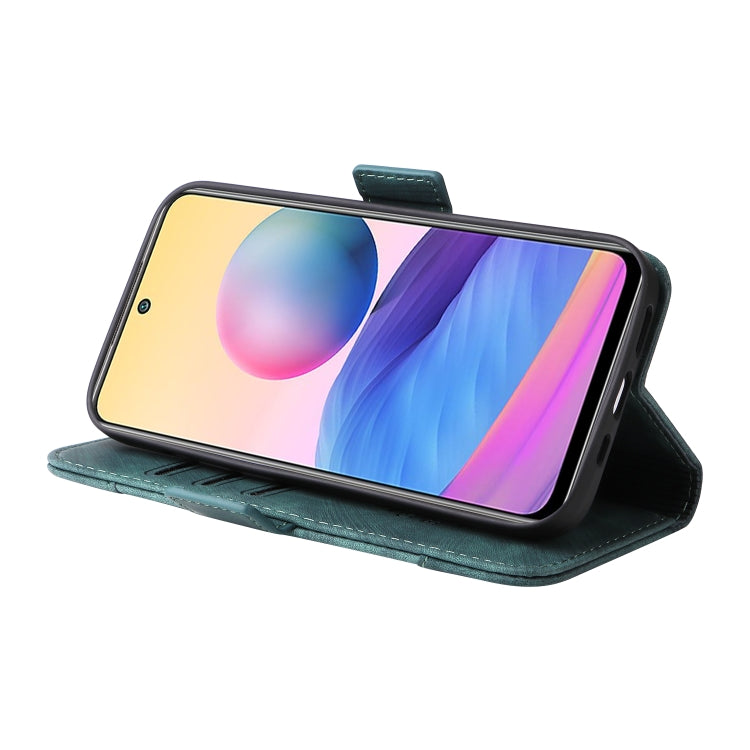 For Xiaomi Redmi Note 10 5G BETOPNICE Dual-side Buckle Leather Phone Case