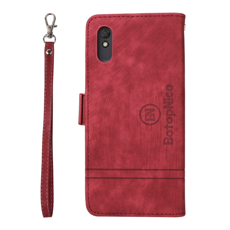 For Xiaomi Redmi 9A BETOPNICE Dual-side Buckle Leather Phone Case