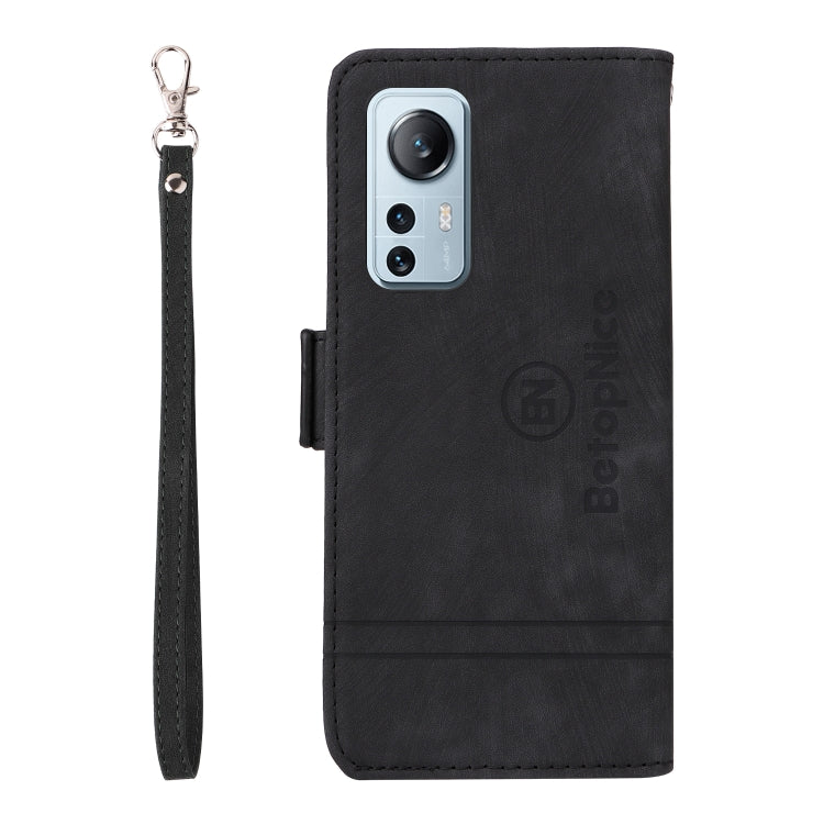 For Xiaomi 12 Lite BETOPNICE Dual-side Buckle Leather Phone Case