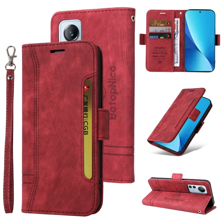 For Xiaomi 12 Lite BETOPNICE Dual-side Buckle Leather Phone Case