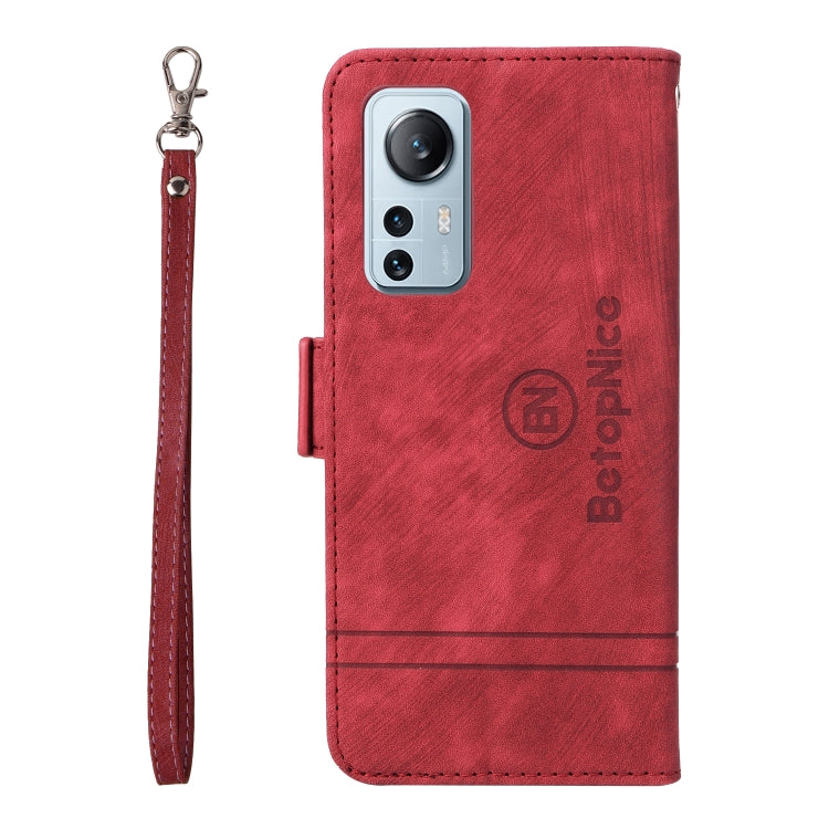 For Xiaomi 12 Lite BETOPNICE Dual-side Buckle Leather Phone Case