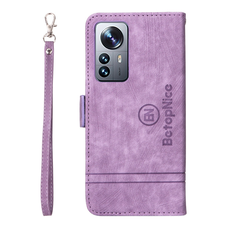 For Xiaomi 12 BETOPNICE Dual-side Buckle Leather Phone Case