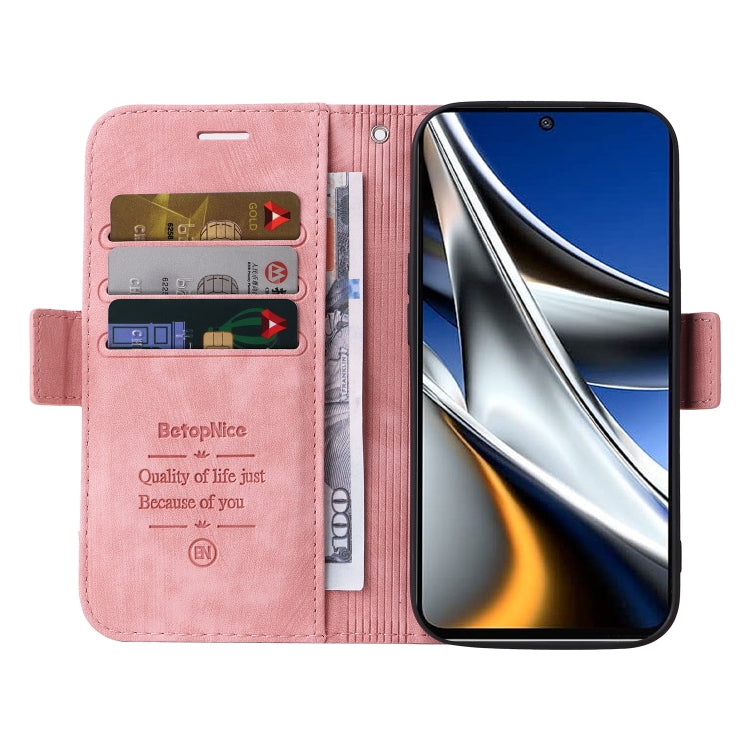 For Xiaomi Poco X4 Pro 5G BETOPNICE Dual-side Buckle Leather Phone Case