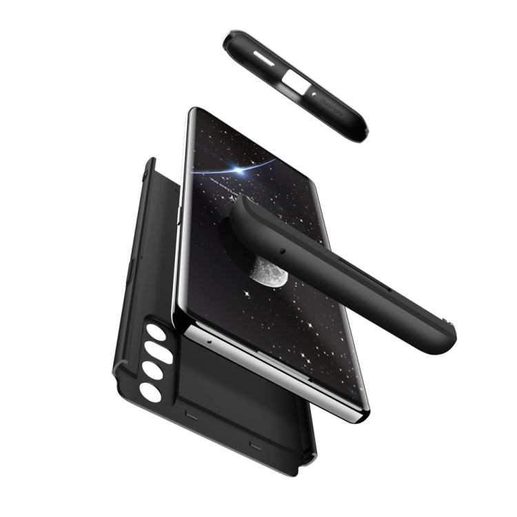 For OPPO Reno3 Pro 5G GKK Three Stage Splicing Full Coverage PC Case