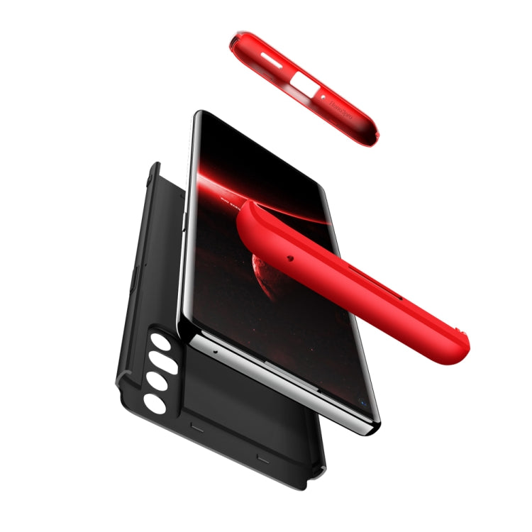 For OPPO Reno3 Pro 5G GKK Three Stage Splicing Full Coverage PC Case