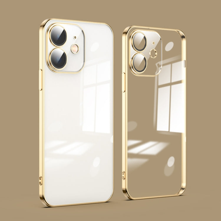 For iPhone 12 Dustproof Glass Lens Protection Electroplating Phone Case