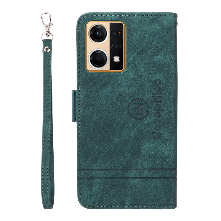 For OPPO Reno7 / F21 Pro BETOPNICE Dual-side Buckle Leather Phone Case