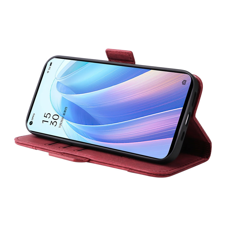 For OPPO Reno 7 5G Global / Find X5 Lite BETOPNICE Dual-side Buckle Leather Phone Case