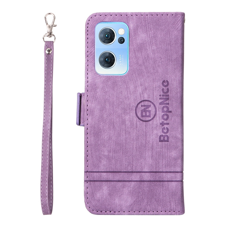 For OPPO Reno 7 5G Global / Find X5 Lite BETOPNICE Dual-side Buckle Leather Phone Case