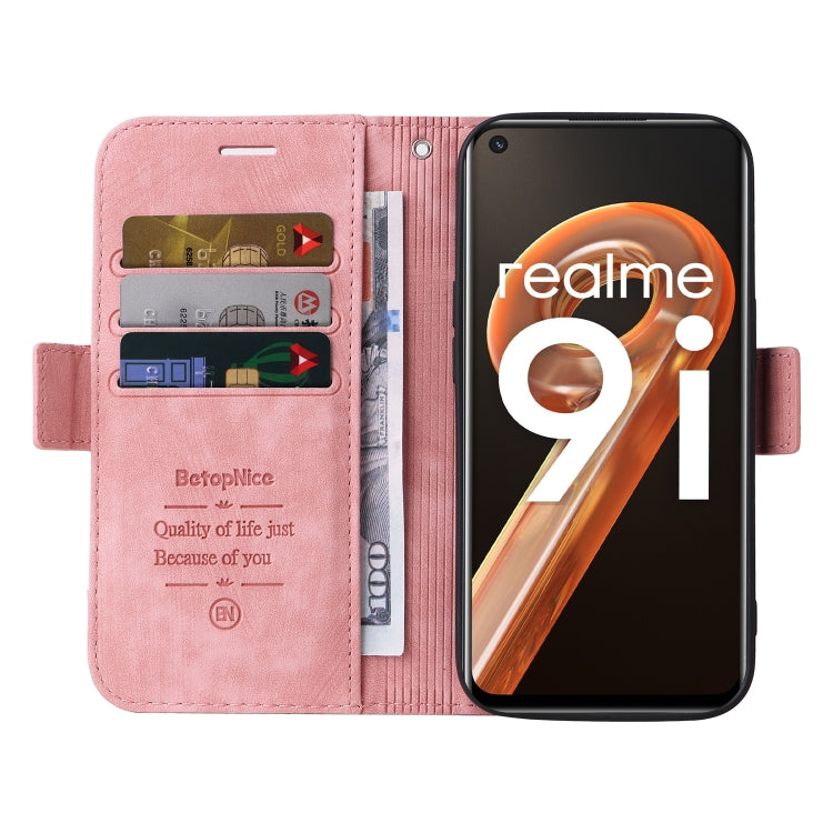 For Realme 9i / A96 4G / A76 4G / A36 4G BETOPNICE Dual-side Buckle Leather Phone Case