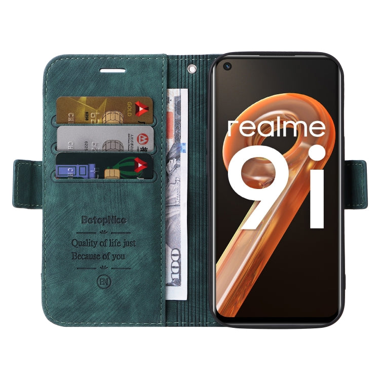 For Realme 9i / A96 4G / A76 4G / A36 4G BETOPNICE Dual-side Buckle Leather Phone Case