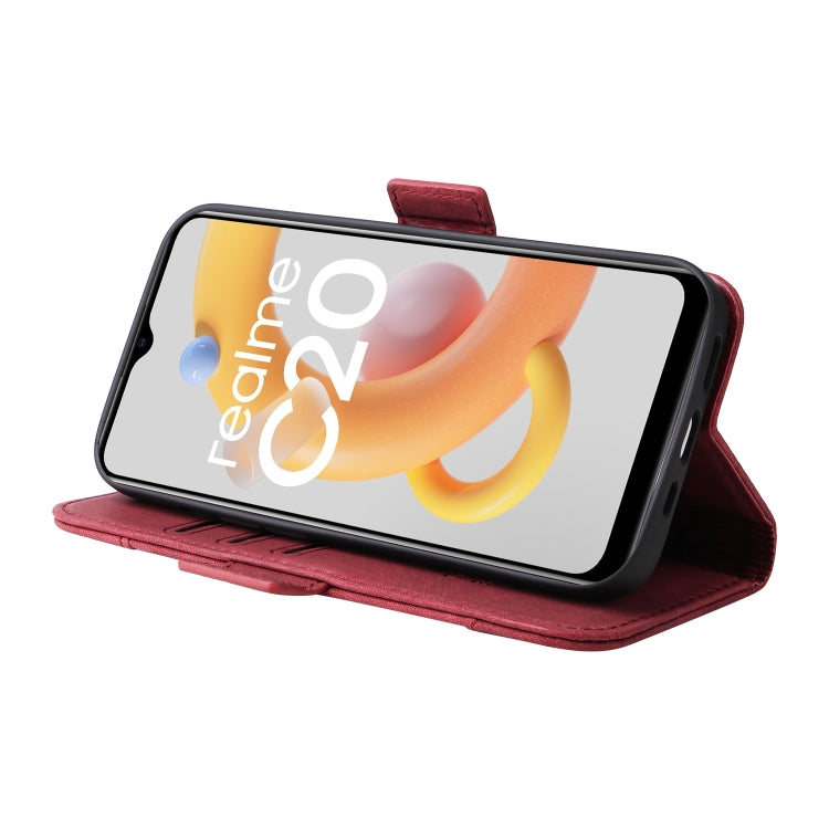 For Realme C20 / C11 2021 BETOPNICE Dual-side Buckle Leather Phone Case