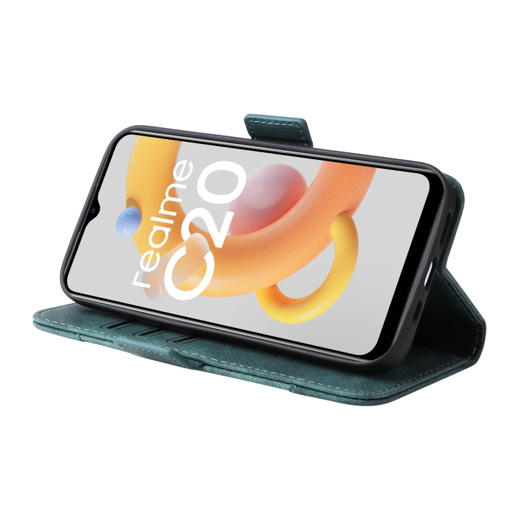 For Realme C20 / C11 2021 BETOPNICE Dual-side Buckle Leather Phone Case