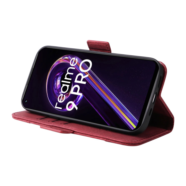 For Realme 9 Pro BETOPNICE Dual-side Buckle Leather Phone Case