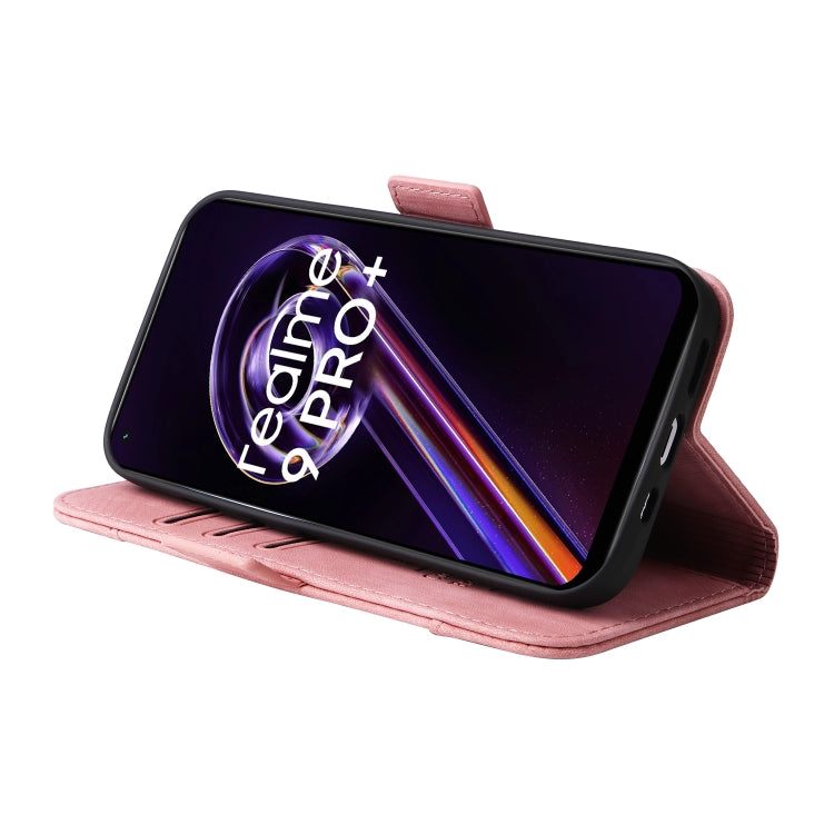 For Realme 9 Pro+ BETOPNICE Dual-side Buckle Leather Phone Case