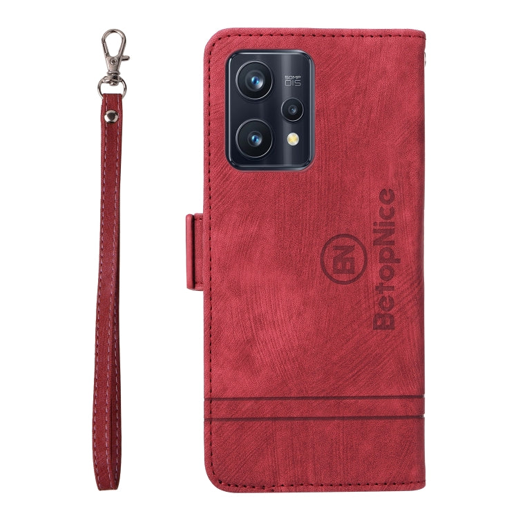 For Realme 9 Pro+ BETOPNICE Dual-side Buckle Leather Phone Case