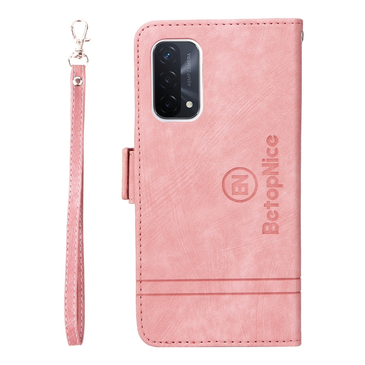 For OPPO A93 5G CN Version BETOPNICE Dual-side Buckle Leather Phone Case