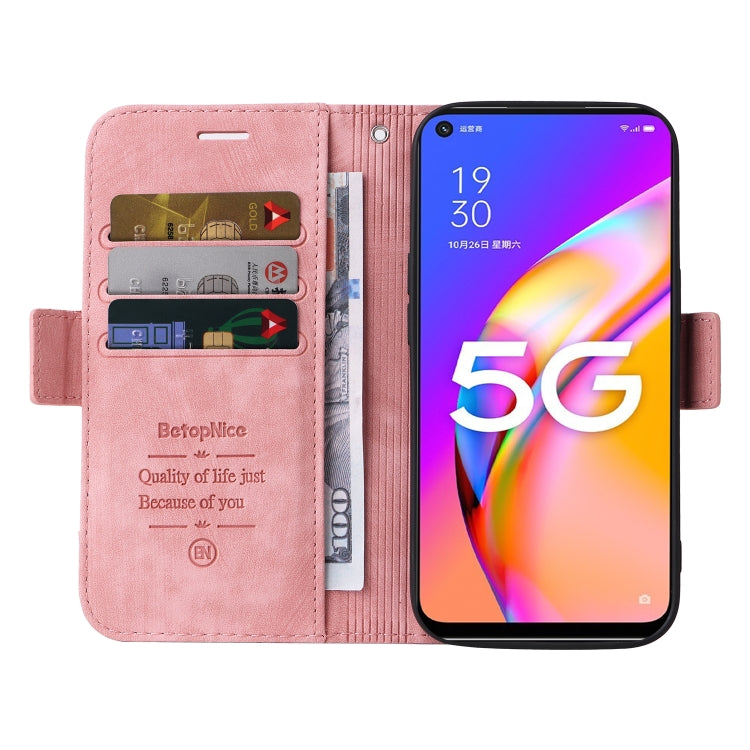 For OPPO A93 5G CN Version BETOPNICE Dual-side Buckle Leather Phone Case