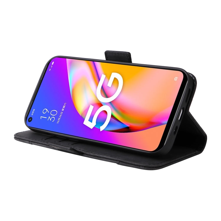 For OPPO A93 5G CN Version BETOPNICE Dual-side Buckle Leather Phone Case