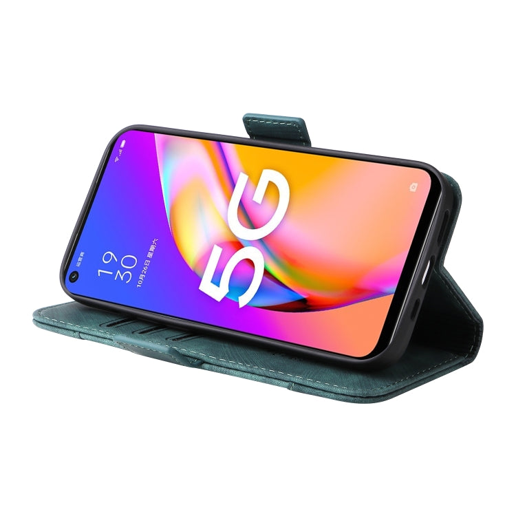 For OPPO A93 5G CN Version BETOPNICE Dual-side Buckle Leather Phone Case