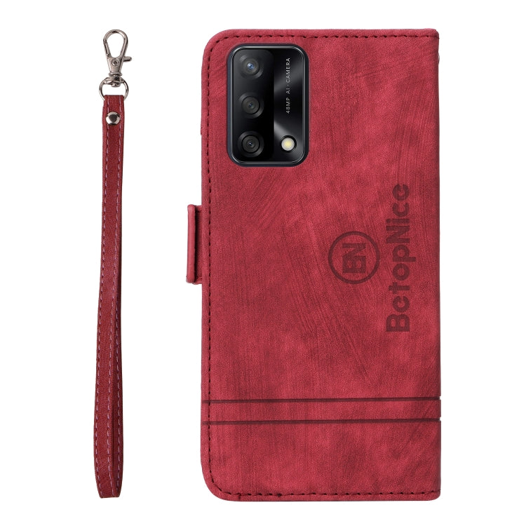 For OPPO A74 4G BETOPNICE Dual-side Buckle Leather Phone Case