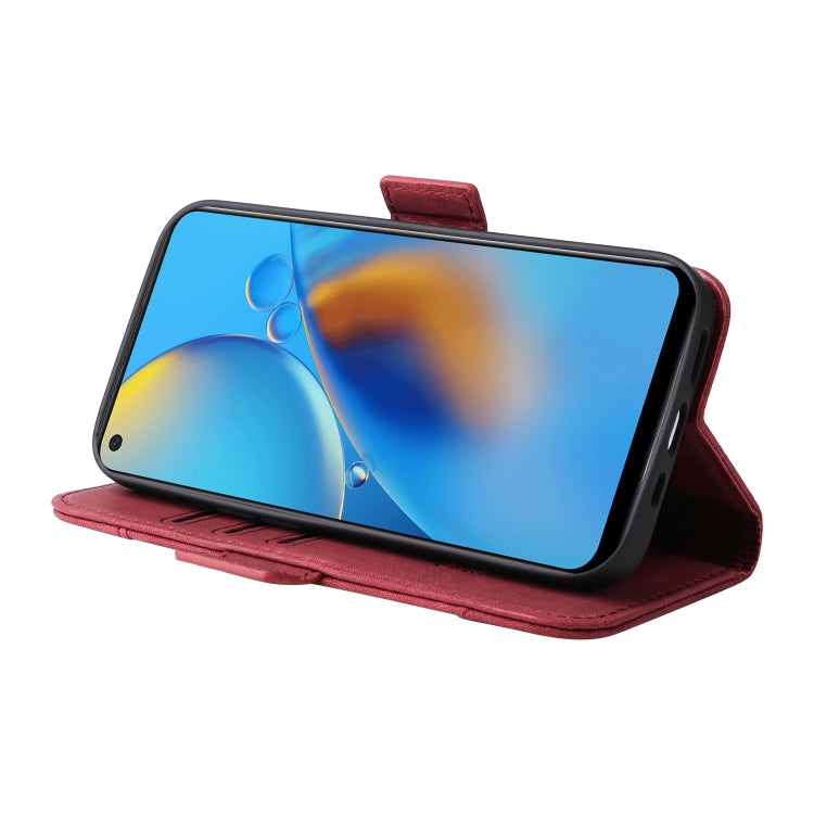 For OPPO A74 4G BETOPNICE Dual-side Buckle Leather Phone Case