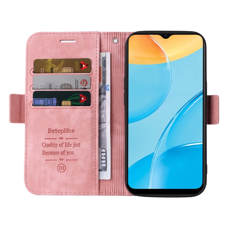 For OPPO A15 BETOPNICE Dual-side Buckle Leather Phone Case