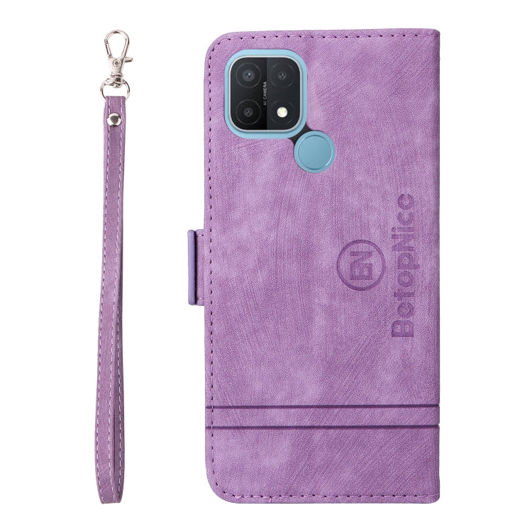 For OPPO A15 BETOPNICE Dual-side Buckle Leather Phone Case