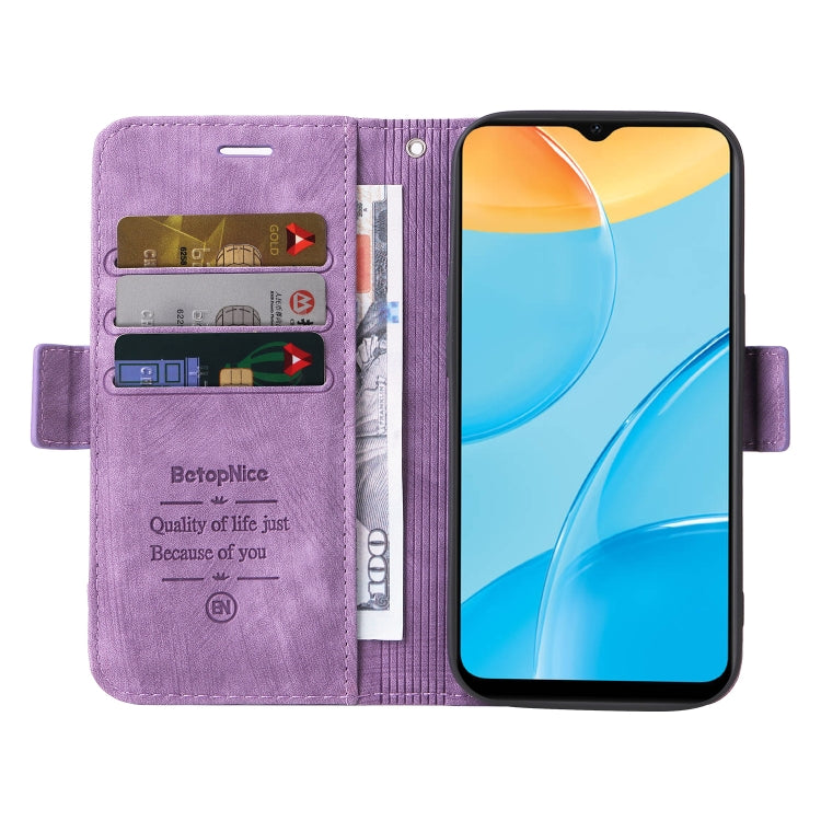 For OPPO A15 BETOPNICE Dual-side Buckle Leather Phone Case