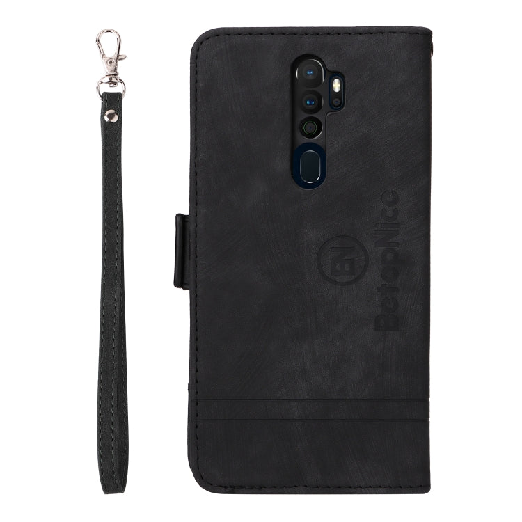 For OPPO A9 2020 BETOPNICE Dual-side Buckle Leather Phone Case