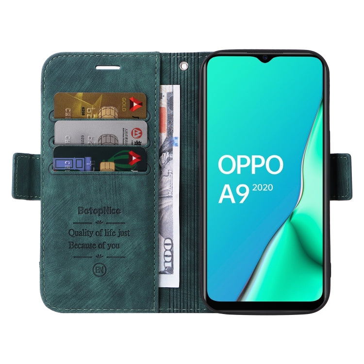 For OPPO A9 2020 BETOPNICE Dual-side Buckle Leather Phone Case