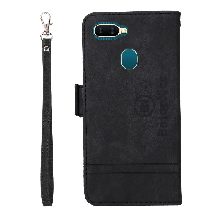 For OPPO A7 / A5s BETOPNICE Dual-side Buckle Leather Phone Case