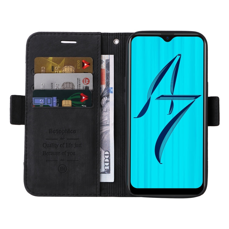 For OPPO A7 / A5s BETOPNICE Dual-side Buckle Leather Phone Case