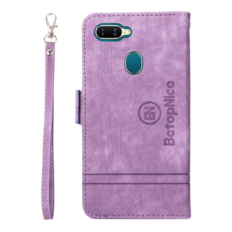 For OPPO A7 / A5s BETOPNICE Dual-side Buckle Leather Phone Case