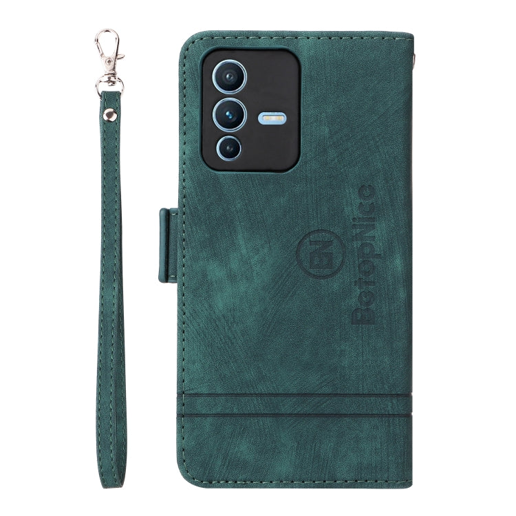 For vivo S12 Pro / V23 Pro 5G BETOPNICE Dual-side Buckle Leather Phone Case