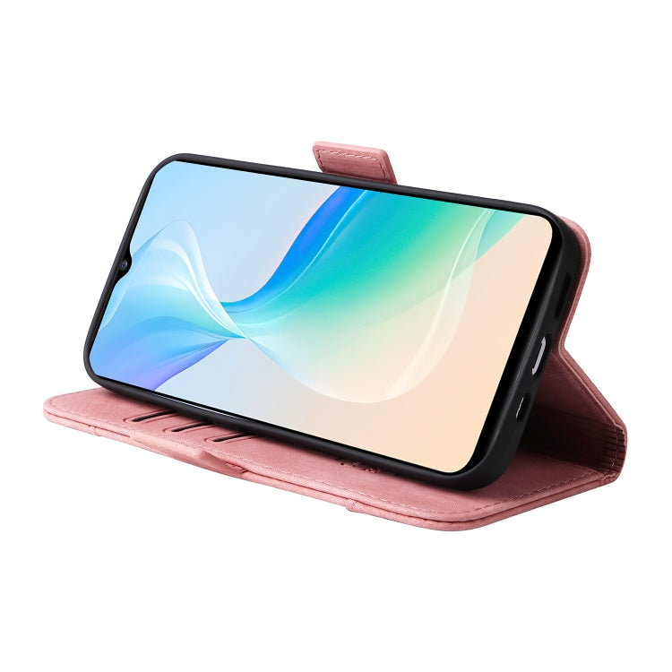 For vivo Y76 5G BETOPNICE Dual-side Buckle Leather Phone Case