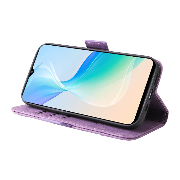 For vivo Y76 5G BETOPNICE Dual-side Buckle Leather Phone Case