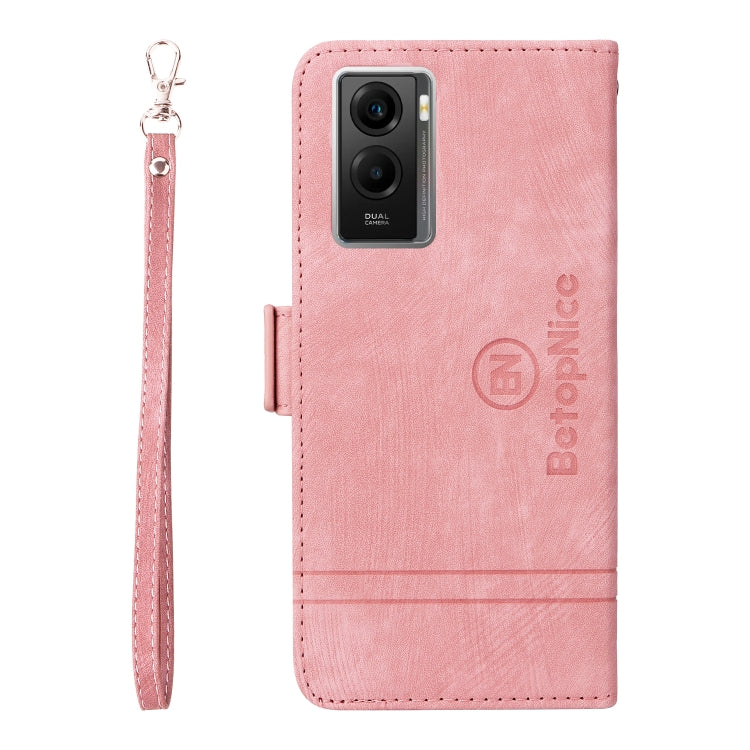 For vivo Y55 5G Global / Y75 5G Global BETOPNICE Dual-side Buckle Leather Phone Case