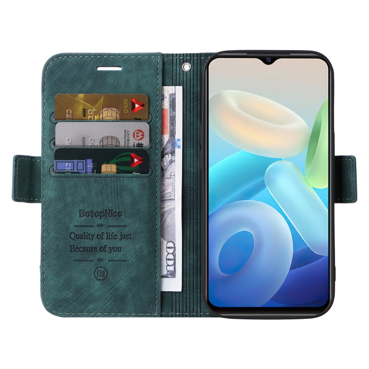 For vivo Y55 5G Global / Y75 5G Global BETOPNICE Dual-side Buckle Leather Phone Case