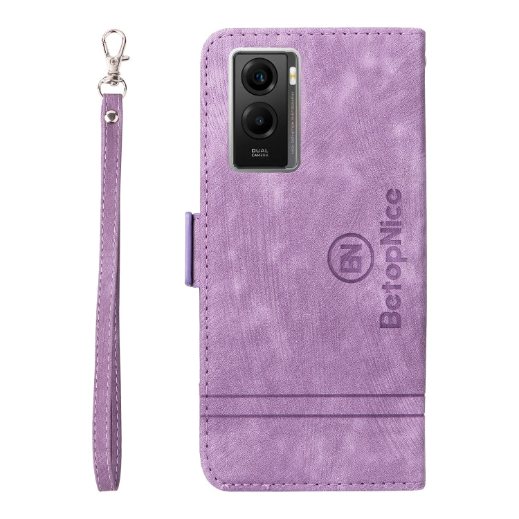 For vivo Y55 5G Global / Y75 5G Global BETOPNICE Dual-side Buckle Leather Phone Case