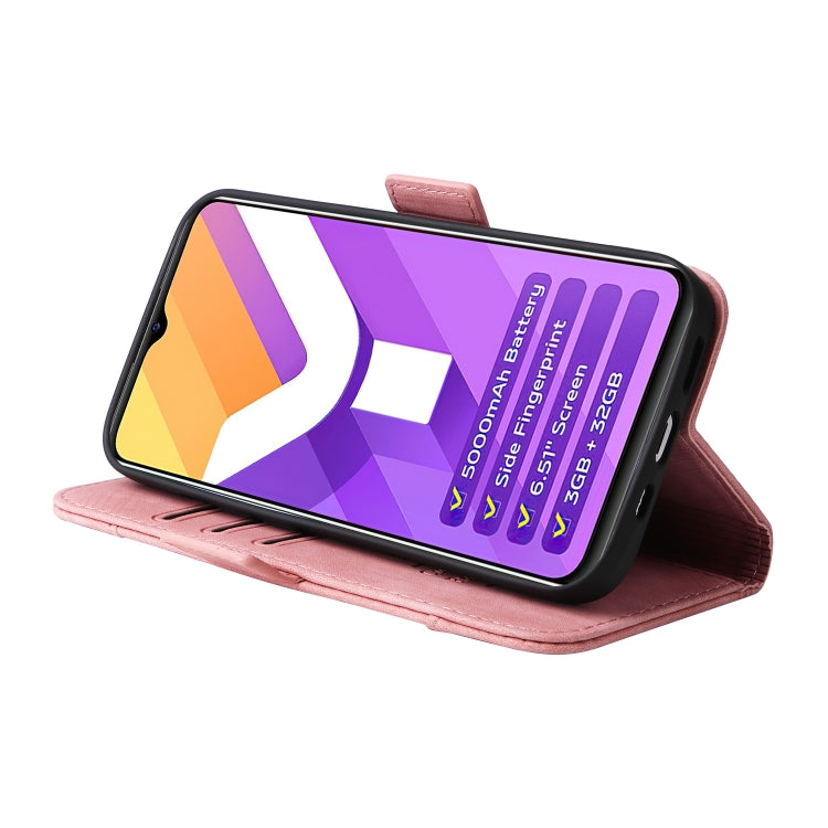 For vivo Y15a Global BETOPNICE Dual-side Buckle Leather Phone Case